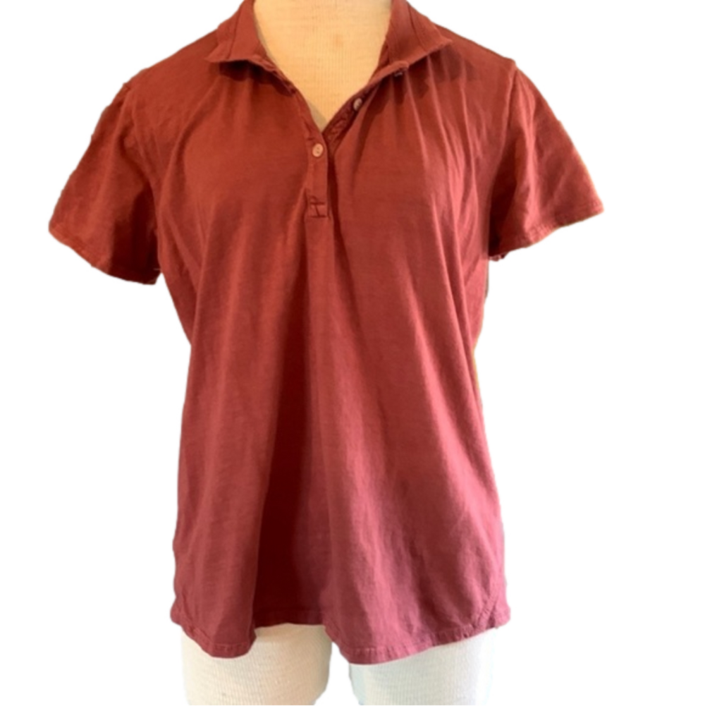Woolrich large light raisin short sleeve top